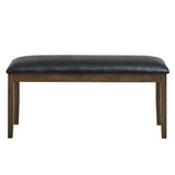 Damica - Bench - Brown / Walnut