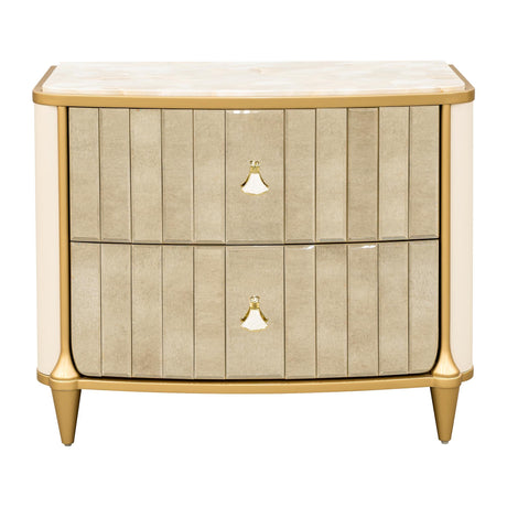 Scotts Square - Nightstand - Light Champagne