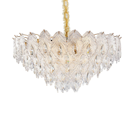 Michael Amini Lighting - Orlisse 18-Light Acrylic Chandelier - Gold