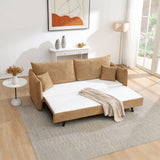 Cadie - Sofa With 2 Pillows - Mocha