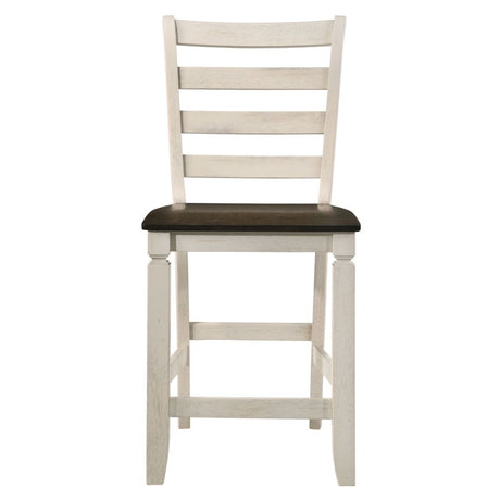 Tasnim - Counter Height Chair (Set of 2) - Oak & Antique White