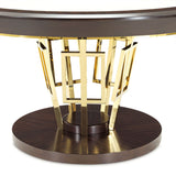 Belmont Place - 60" Round Dining Table - Espresso