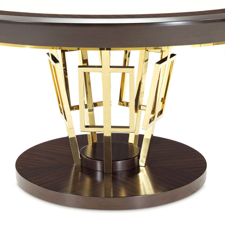 Belmont Place - 60" Round Dining Table - Espresso
