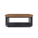 Decker - 3 Piece Occasional Set (1 Coffee & 2 End Tables) - Brown / Black