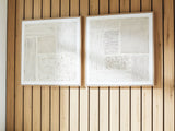 Andorfield - Wall Art Set (Set of 2) - Beige / Black / White