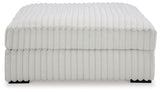 Stupendous - Oversized Accent Ottoman - Alloy