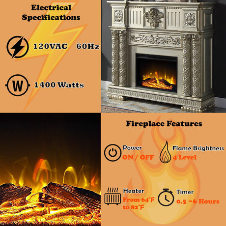Vendome - Fireplace