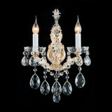 Michael Amini Lighting - La Scala Traditional Crystal Wall Sconce - Gold