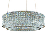 Michael Amini Lighting - Galaxy 24" Round LED Crystal Chandelier - Chrome
