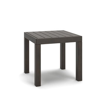 Mesa Valley - Square End Table - Dark Brown