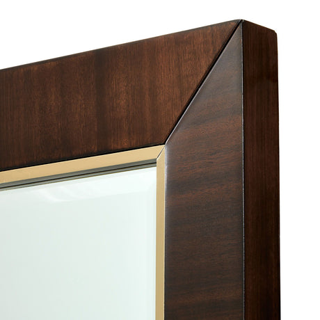 Belmont Place - Wall Mirror - Dark Brown