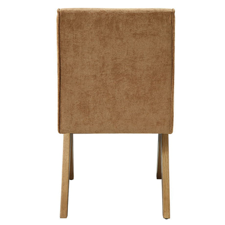 Zoey - Side Chair (Set of 2) - Chocolate Chenille & Oak