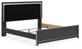 Zuraleus - Upholstered Panel Bed