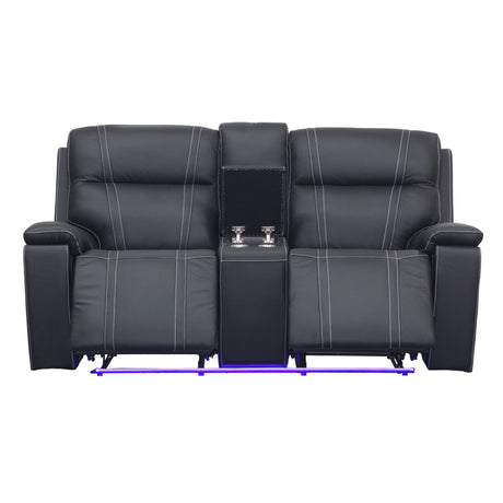 Hartley - Reclining Console Loveseat