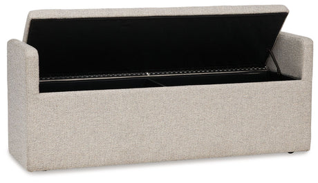 Galliden - Large Upholstered Dining Room Bench - Beige