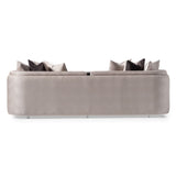 Carmela - Mansion Sofa - Zinc / Chrome