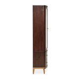 Camellia Field - Display Cabinet - Dark Brown