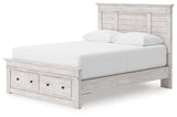 Makidern - Panel Storage Bed