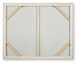 Worthney - Wall Art - Blue / White / Brown