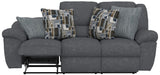Trifecta - Sofa With 3 Recliners and Drop Down Table