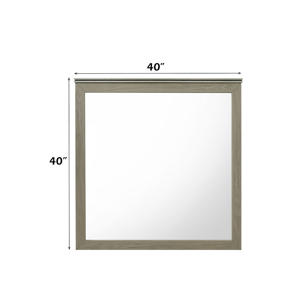 Joanna - Mirror - Weathered Gray