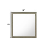 Joanna - Mirror - Weathered Gray
