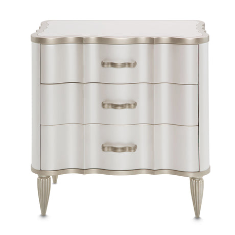 London Place - Nightstand - Creamy Pearl