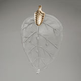 Michael Amini Lighting - Autumn 12-Light Rectangular Chandelier - Frost / Gold