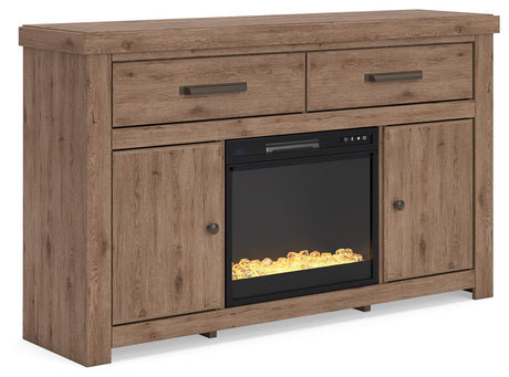 Garistyn - TV Stand With Fireplace Option