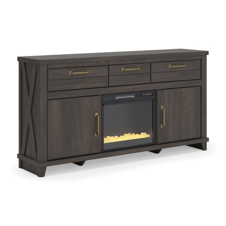 Brazen Valley - TV Stand With Fireplace Option