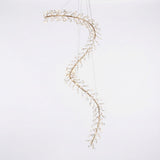 Michael Amini Lighting - Elora 98" LED Crystal Chandelier - Gold