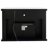 Noralie - 51" Fireplace With LED - Mirrored & Faux Diamonds