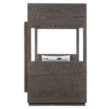 Estevon - Twin Over Twin Bunk Bed With Storage - Gray Oak