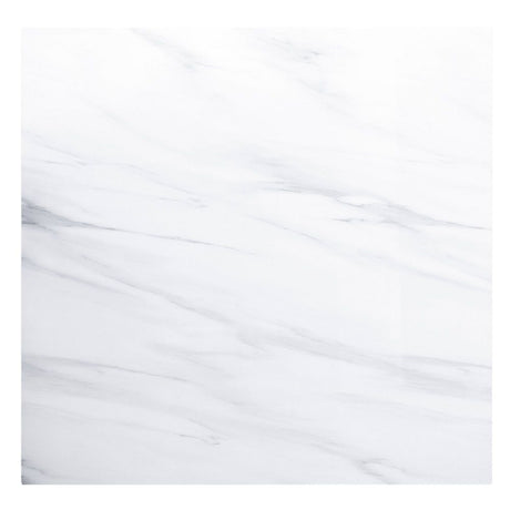 Yabeina - Square Dining Table - Marble Top Top & Gray Oak