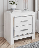 Altyra - Two Drawer Night Stand - White