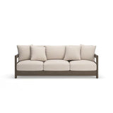 Arc Lake - Sofa With Cushion - Brown / Beige