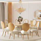 Michael Amini Lighting - Luxe Lumiere 28-Light Crystal Chandelier - Gold