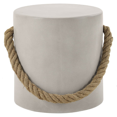 Gene - Accent Table - Natural Gray