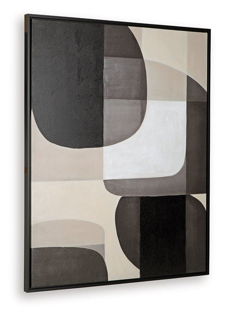 Kesleigh - Wall Art - Black / White