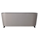 Zemocryss - Sofa With 3 Pillows - Beige Fabric