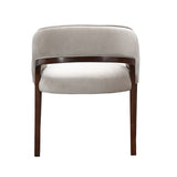 Houston - Vanity Chair - Porcini / Walnut