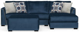 Jetson - Sectional With Comfort Coil Seat Cushions, Included Accent Pillows & Cocktail Ottoman