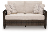 Monterey Point - Loveseat With Cushion - Dark Brown