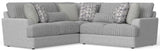 Titan - Sectional With Comfort Coil Seating And Accent Pillows Included