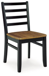 Blondon - Rectangular Drm Table Set (Set of 7) - Brown / Black