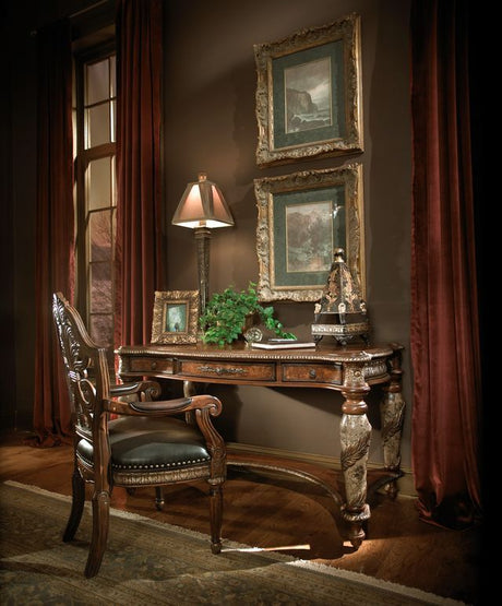 Villa Valencia - Pull-Up Desk Arm Chair - Classic Chestnut