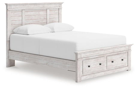 Makidern - Panel Storage Bed