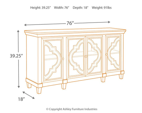Fossil Ridge - Accent Cabinet - Gray