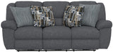 Trifecta - Sofa With 3 Recliners and Drop Down Table
