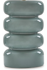 Clayard - Ceramic Table Lamp - Gray Blue